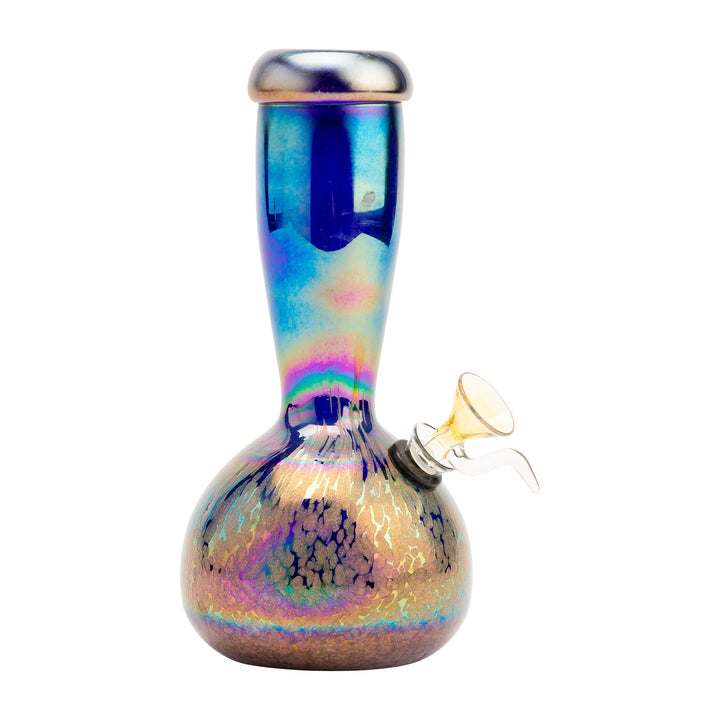 8" Platinum Metallic Aerolite Bubble Bong