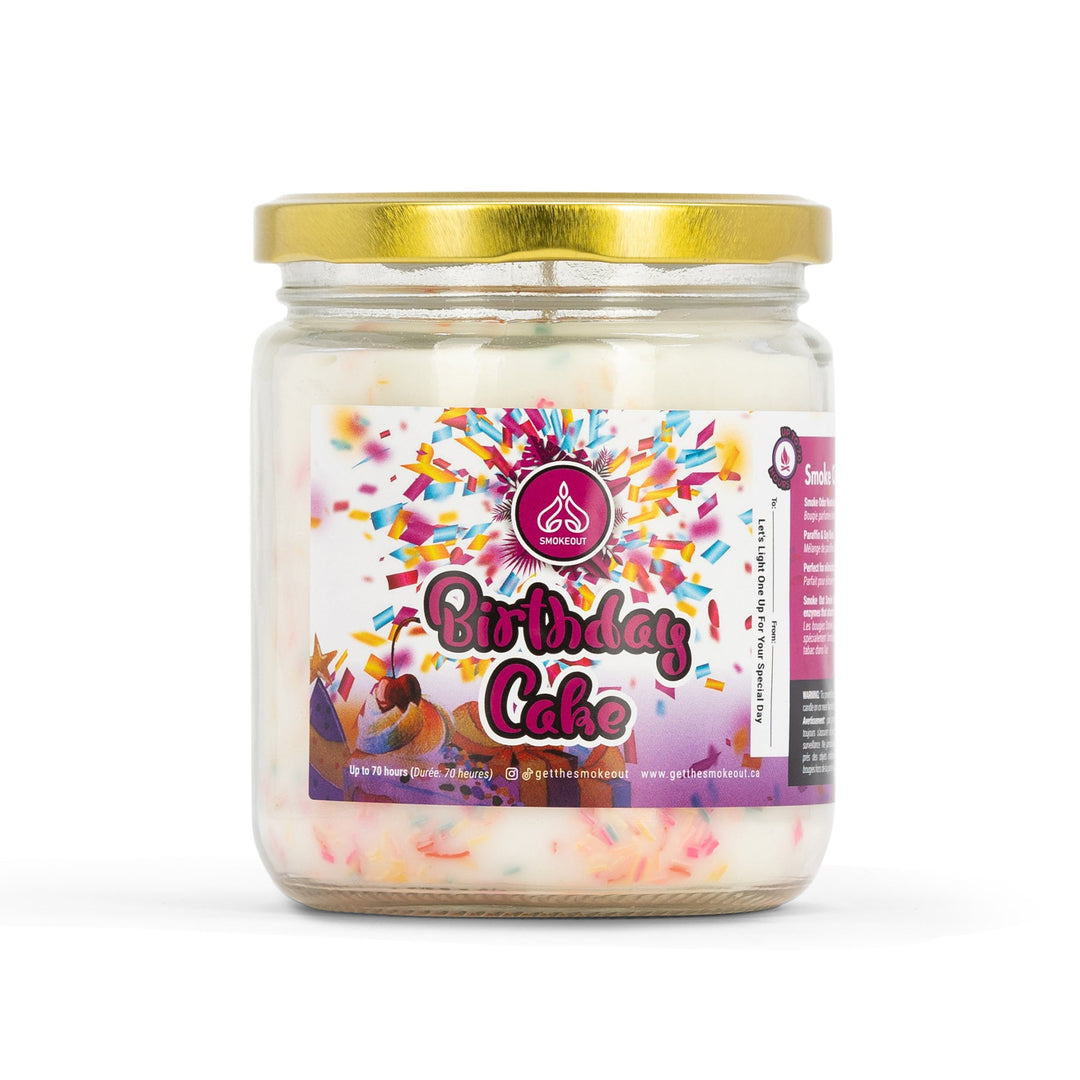 Smoke Out 13oz Birthday Cake Candle