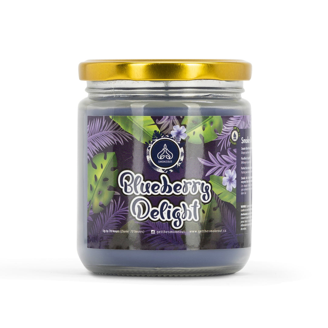 Smoke Out 13oz Blueberry Delight Candle