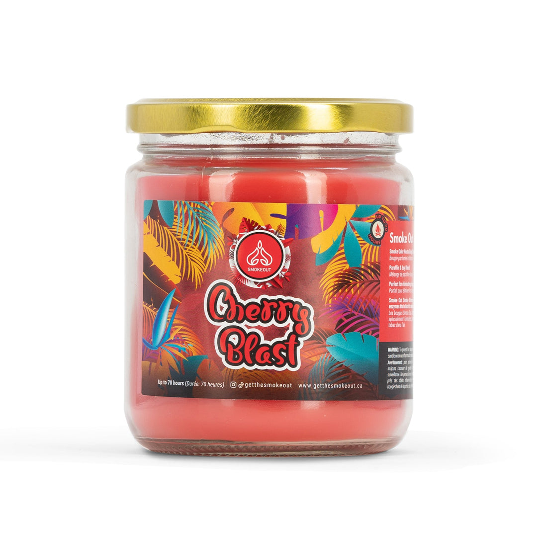 Smoke Out 13oz Cherry Blast Candle