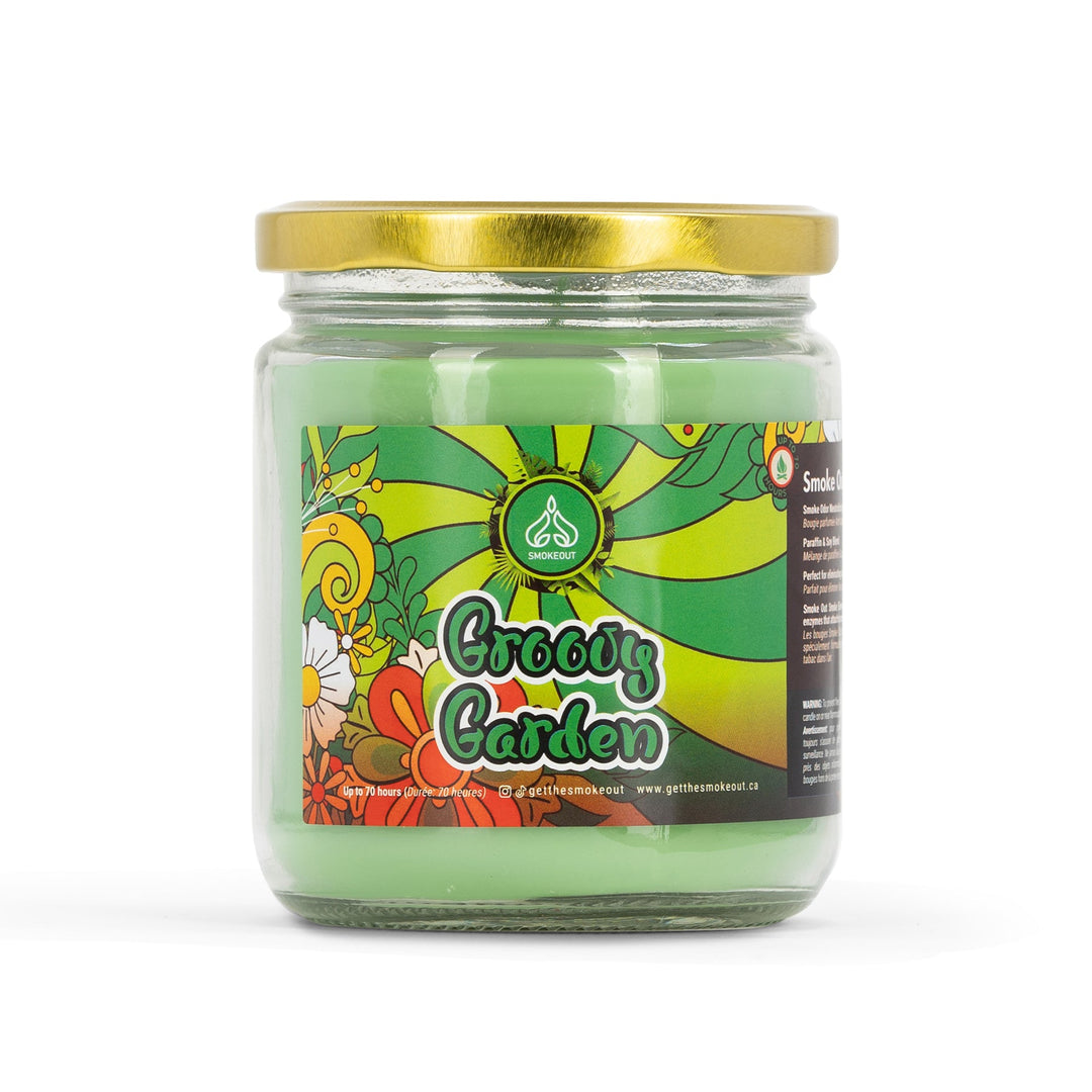 Smoke Odor 13oz Groovy Garden Candle