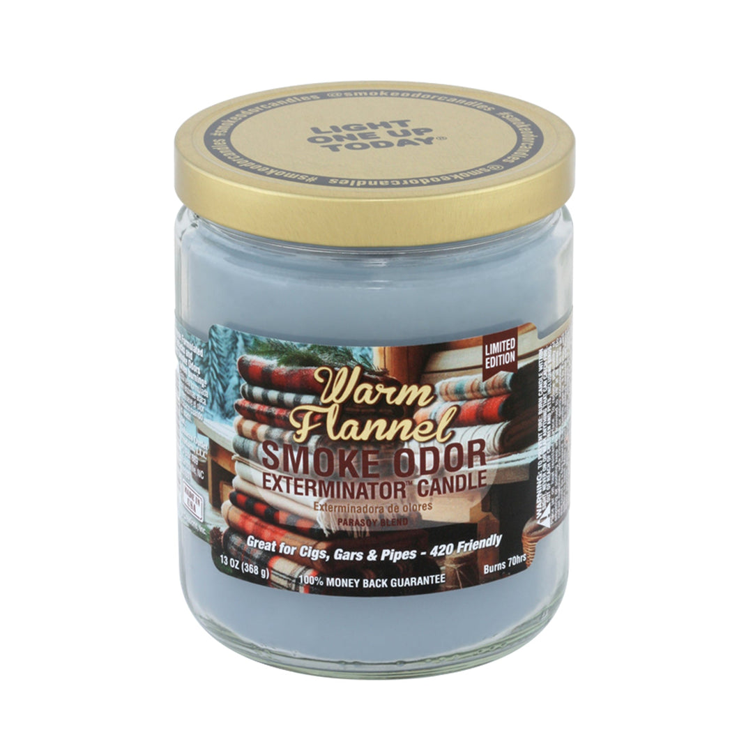 Smoke Odor 13oz Warm Flannel Candle