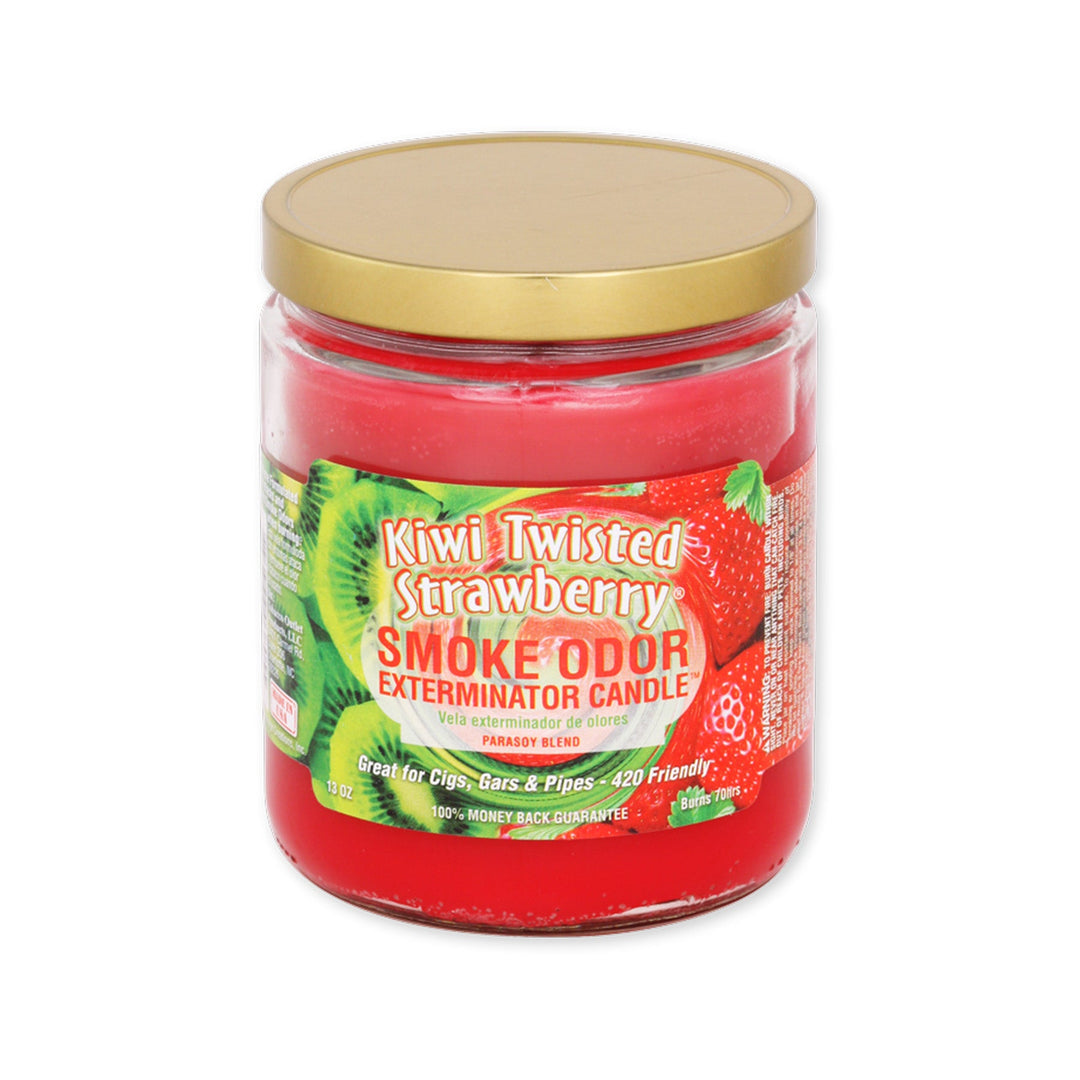 Smoke Odor 13oz Kiwi Twisted Strawberry Candle
