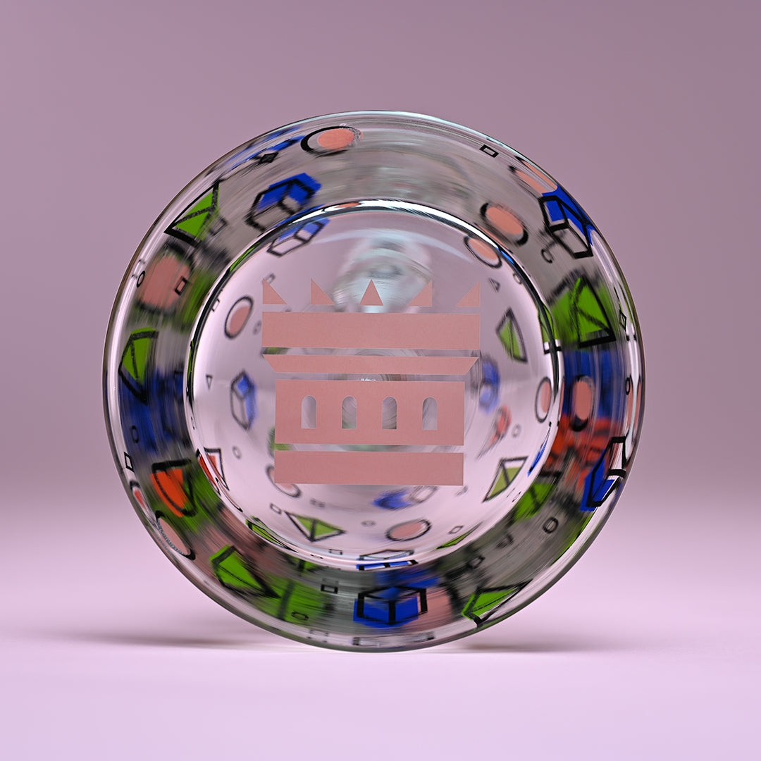 Castle Works Glass 18 Inch Shapes Style Beaker Bong - 9mm