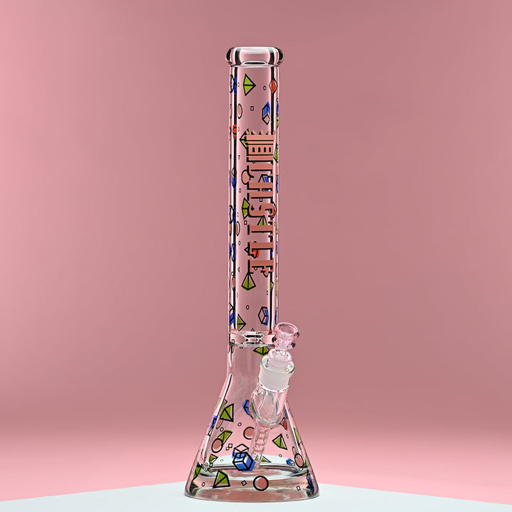 Castle Works Glass 18 Inch Shapes Style Beaker Bong - 9mm