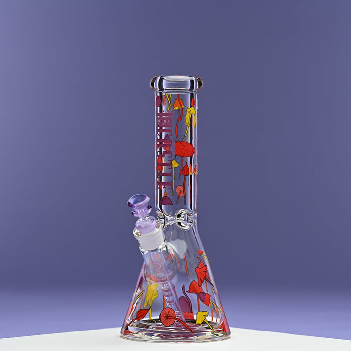 Castle Glass Works Shroomie 12 Inch Beaker Bong