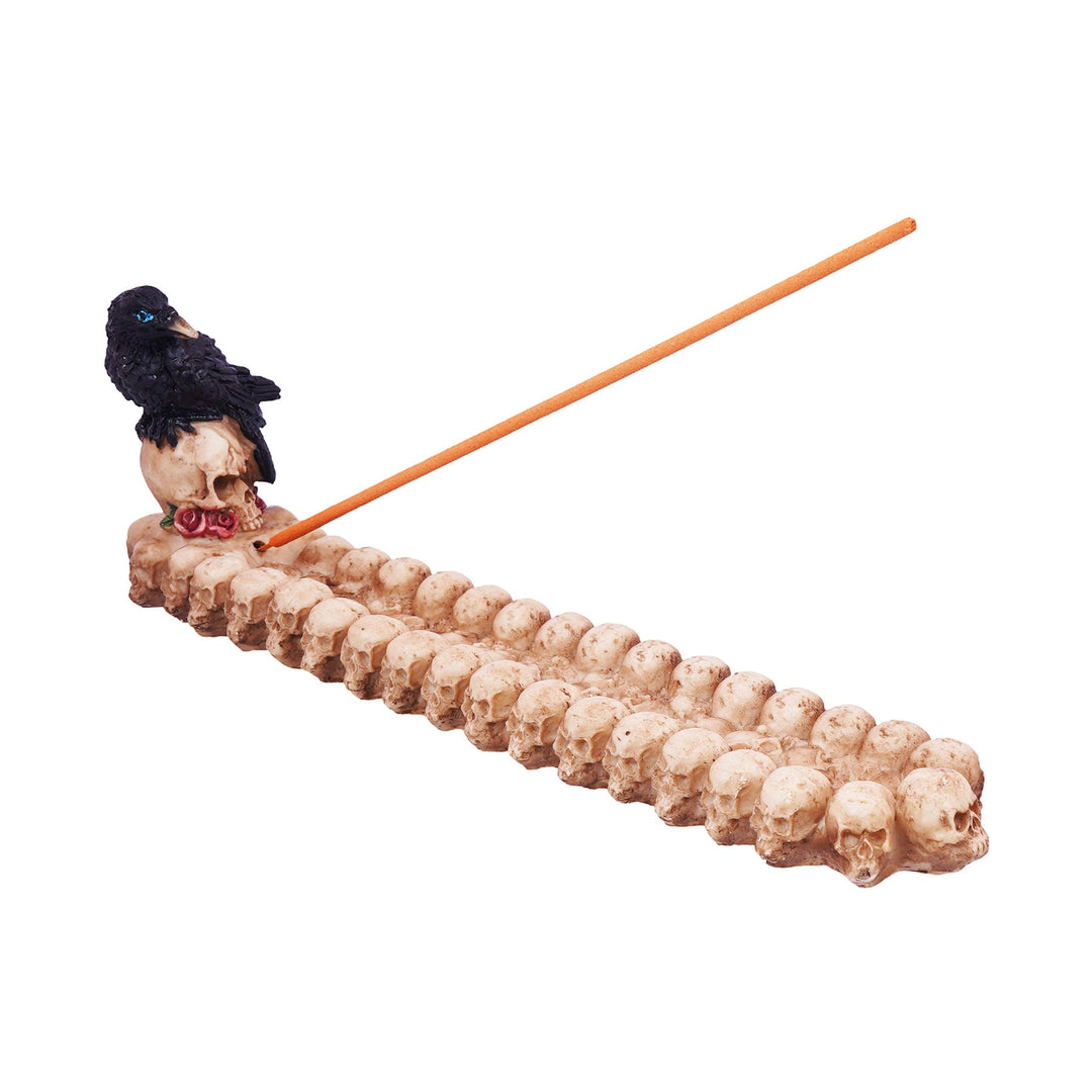 Skull & Raven Incense Burner