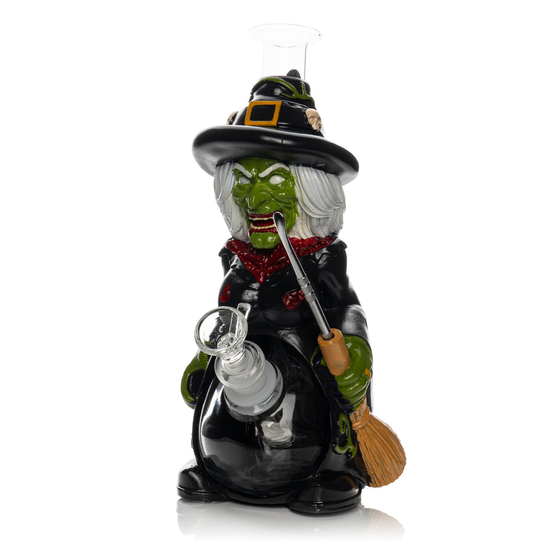 9" Zombie Witch Bong