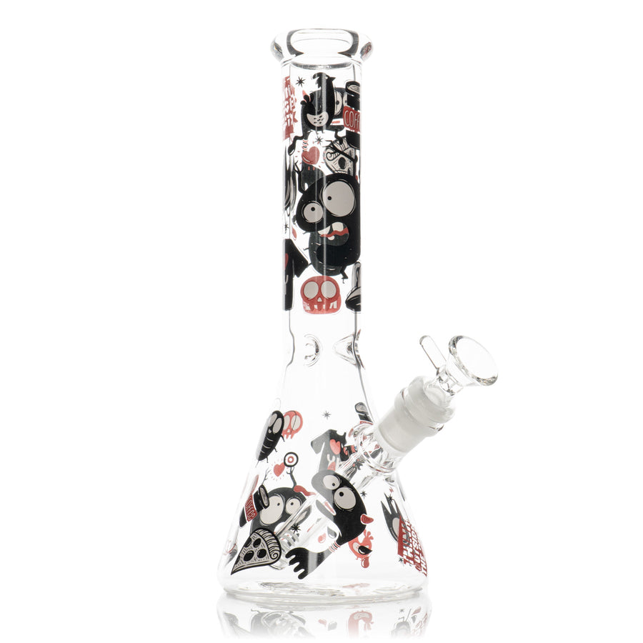 WCG 10" Faces Water Pipe (Assorted)