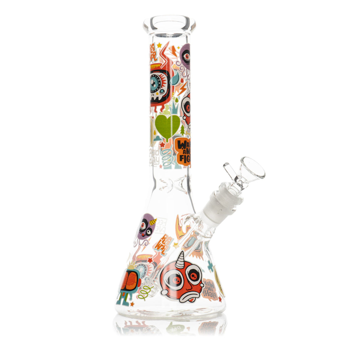 WCG 10" Monsters Water Pipe