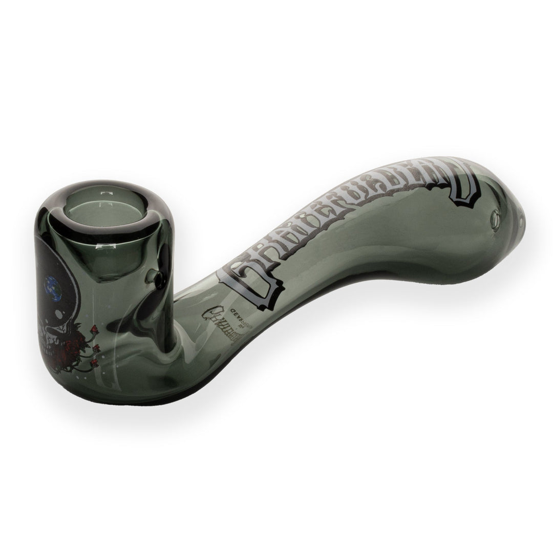 Grateful Dead 5.5" Space Your Face Sherlock Hand Pipe in Collectible Tin