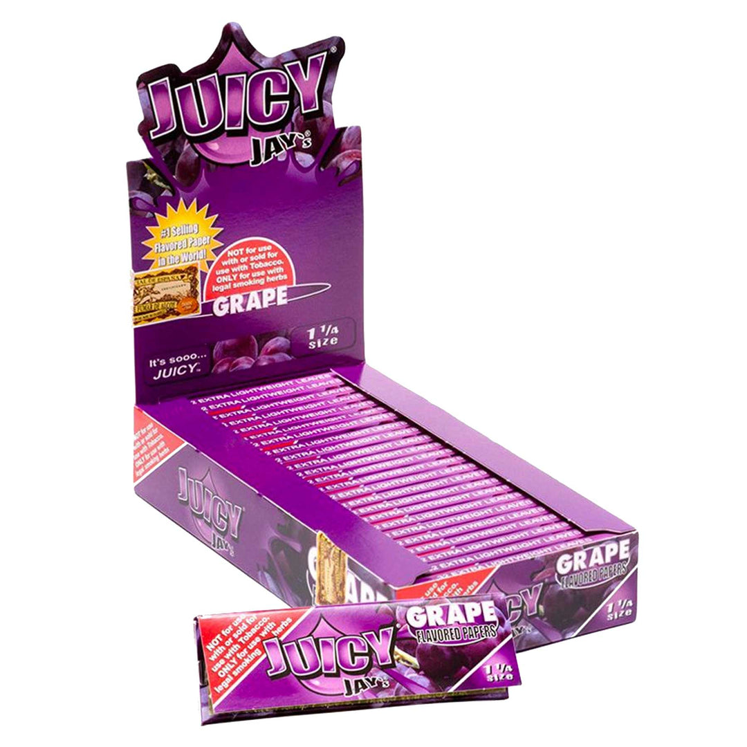 Juciy Jay 1¼ Grape Rolling Papers (Display of 24)