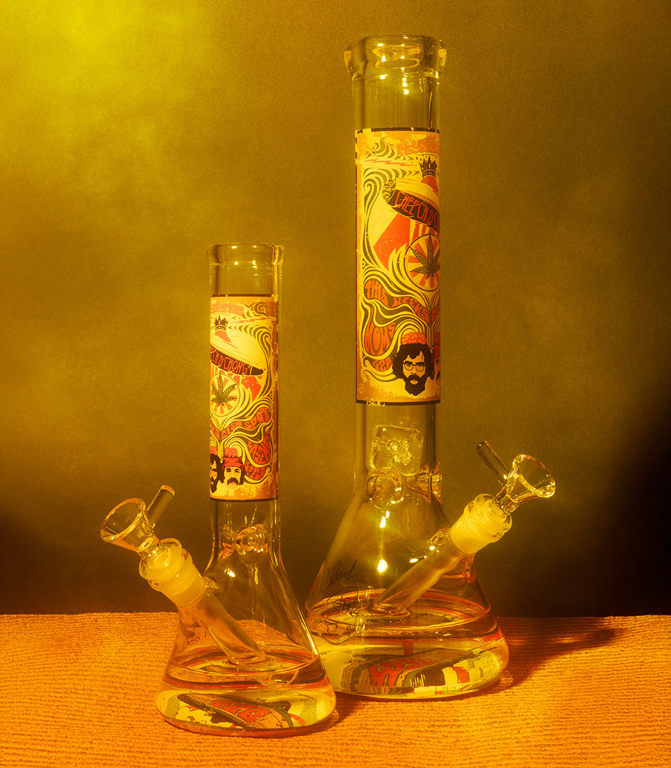 Cheech & Chong 15" 7mm Thick 420 Mind Meld Bong
