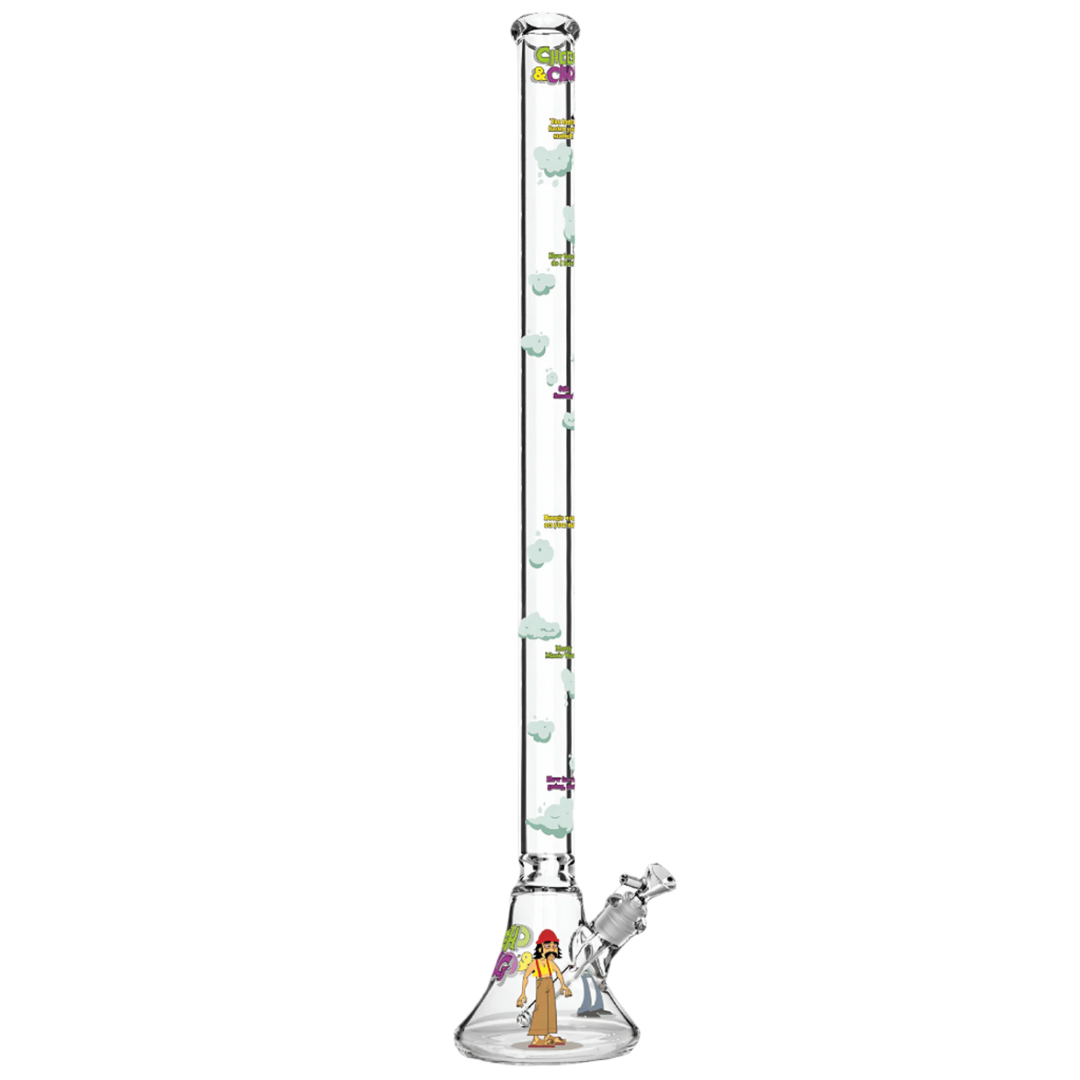 Cheech & Chong 48" 7mm Thick How High Are You Bell Base Bong Canadian Bongs Cheech & Chong 48" 7mm Thick How High Are You Bell Base Bong Canadian Bongs