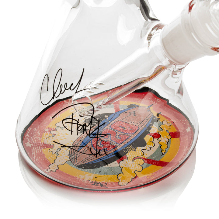 Cheech & Chong 15" 7mm Thick 420 Mind Meld Bong