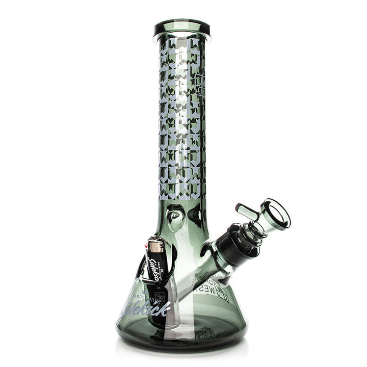 Jerome Baker 12" 7mm Thick JW Signature Pattern Sidekick Bong (Limited Edition of 420)