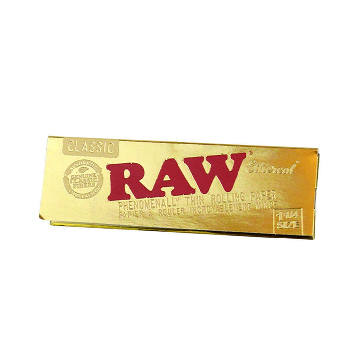 Raw 1¼ Classic Ethereal Phenomenally Thin Rolling Papers (Display of 24)