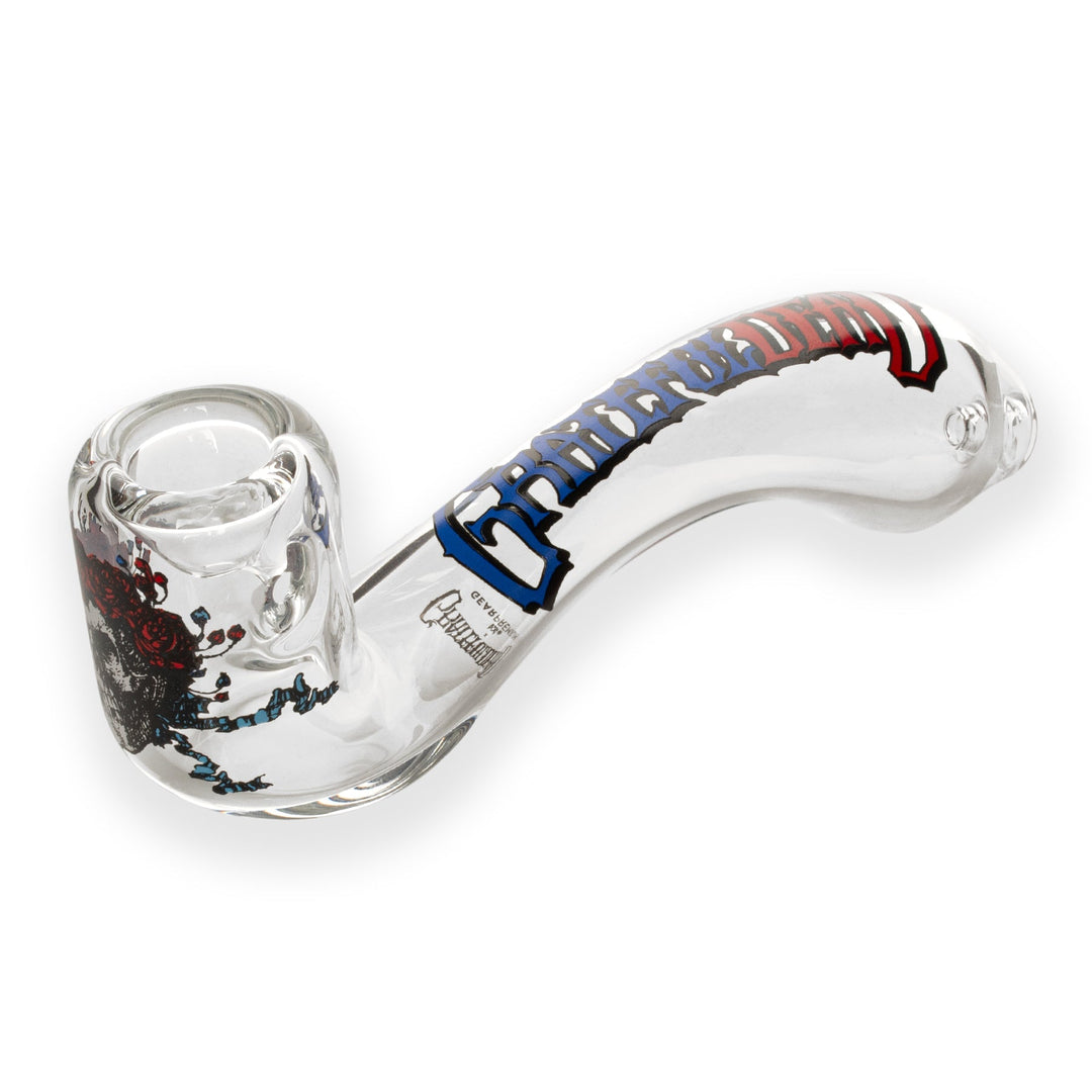 Grateful Dead 5.5" Bertha Sherlock Hand Pipe in Collectible Tin
