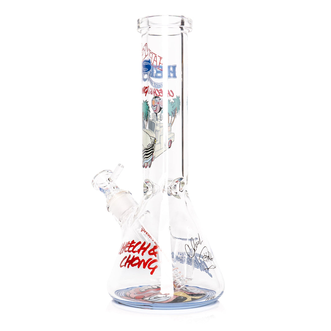Cheech And Chong 12" 7mm Thick Happy Herbs Sidekick Bong (Limited Edition of 420)