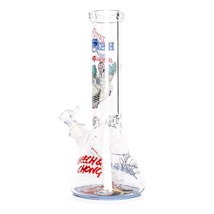 Cheech And Chong 12" 7mm Thick Happy Herbs Sidekick Bong (Limited Edition of 420)