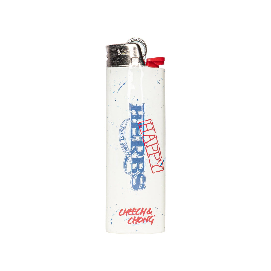 Cheech And Chong 12" 7mm Thick Happy Herbs Sidekick Bong (Limited Edition of 420)