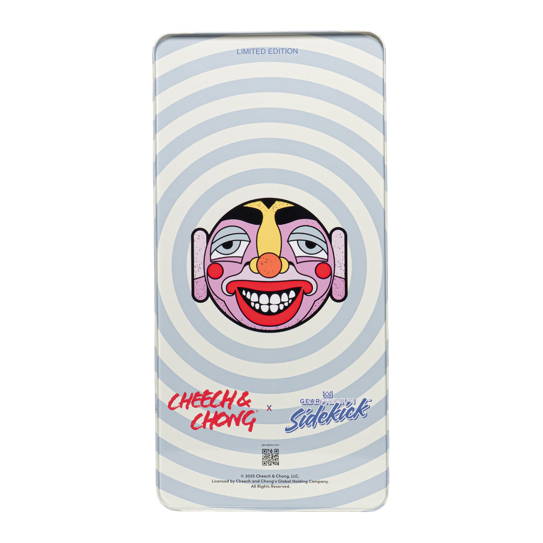 Cheech And Chong 12" 7mm Thick Happy Herbs Sidekick Bong (Limited Edition of 420)