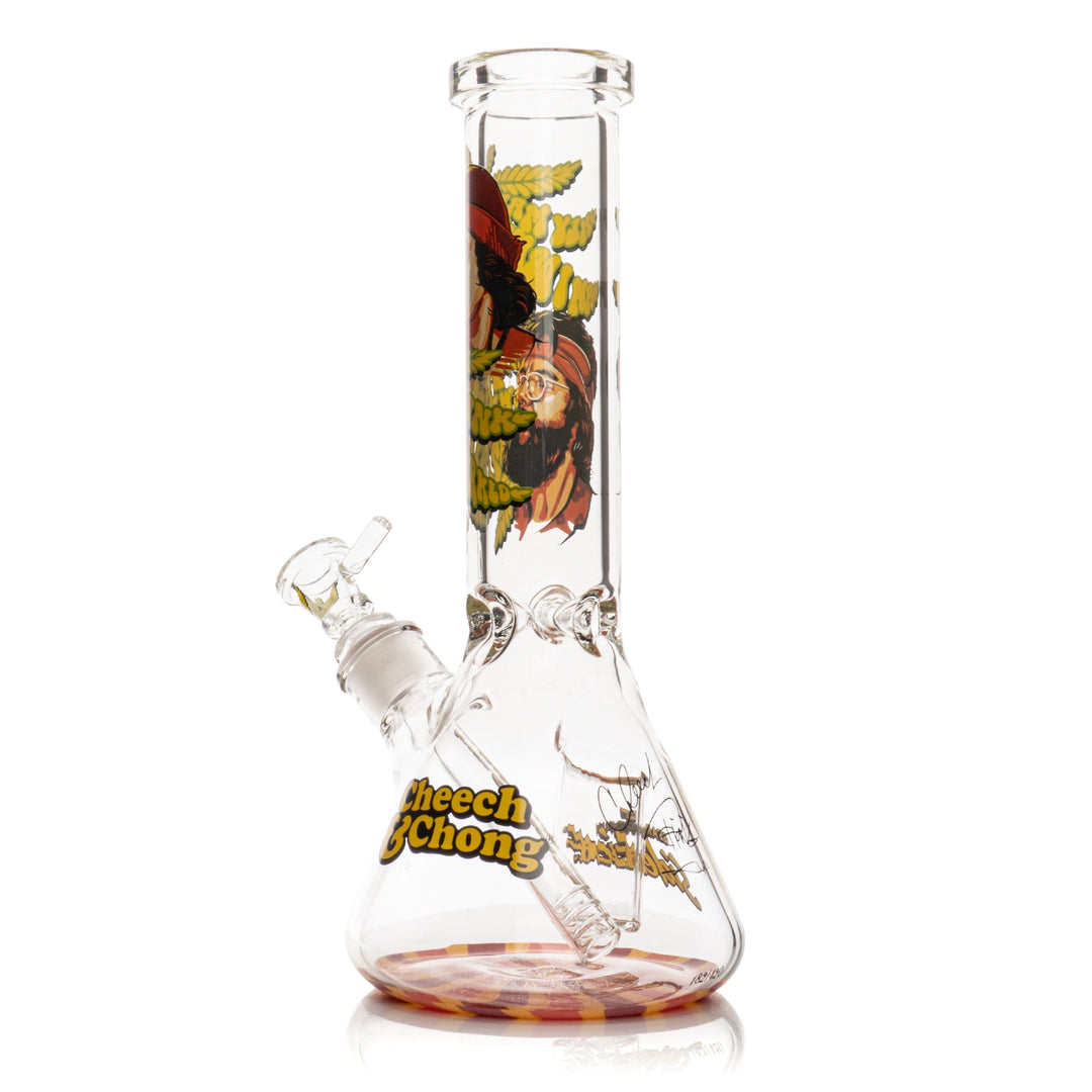 Cheech And Chong 12" 7mm Thick Parked Sidekick Bong (Limited Edition of 420)