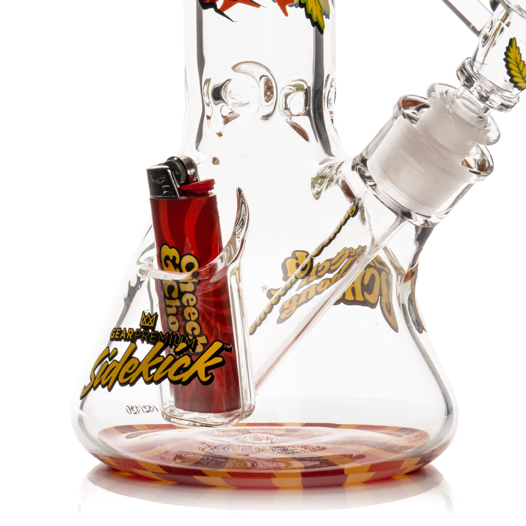 Cheech And Chong 12" 7mm Thick Parked Sidekick Bong (Limited Edition of 420)