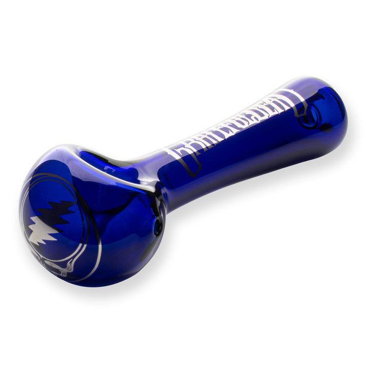 Grateful Dead 4.5" Blue & Silver Steal Your Face Spoon Hand Pipe