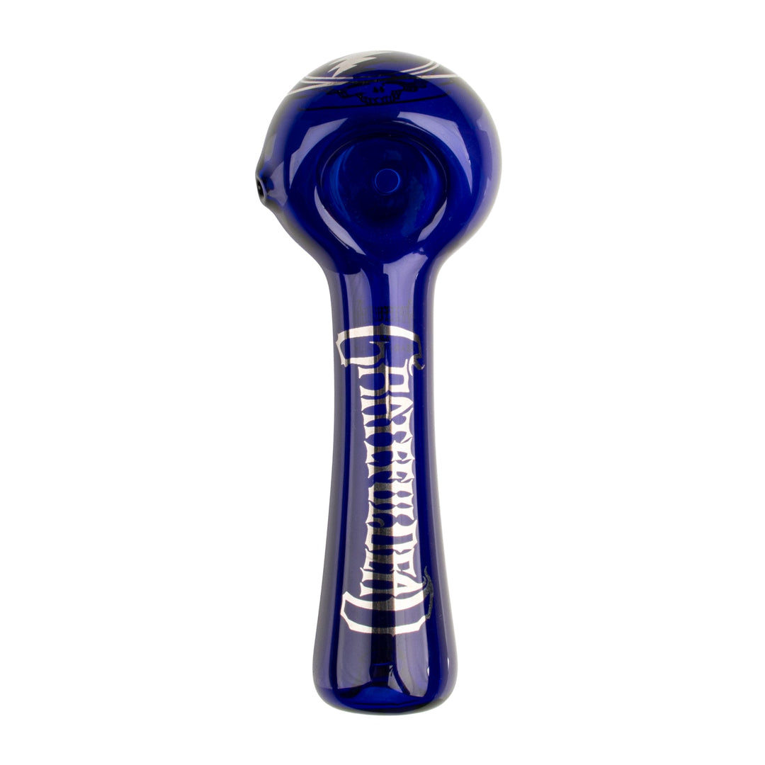 Grateful Dead 4.5" Blue & Silver Steal Your Face Spoon Hand Pipe