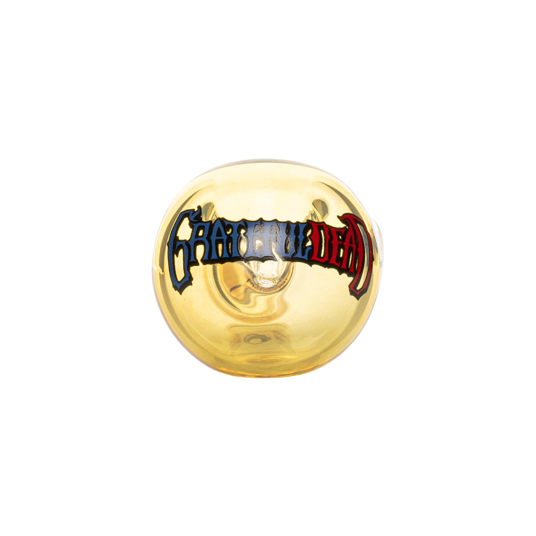 Grateful Dead 4.5" Colour Changing Stealie in Bolt Spoon Hand Pipe