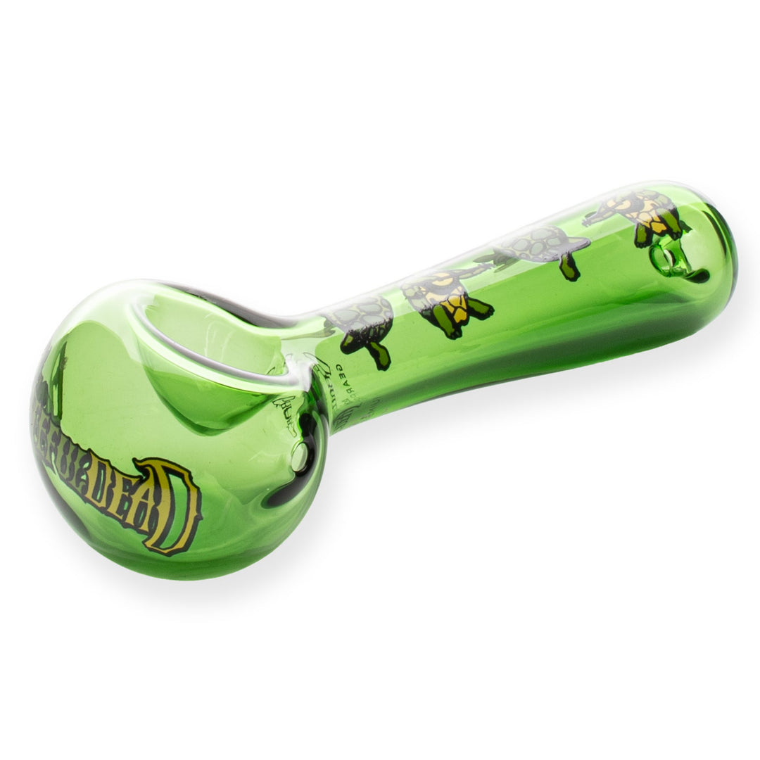 Grateful Dead 4.5" Green Terrapin Spoon Hand Pipe