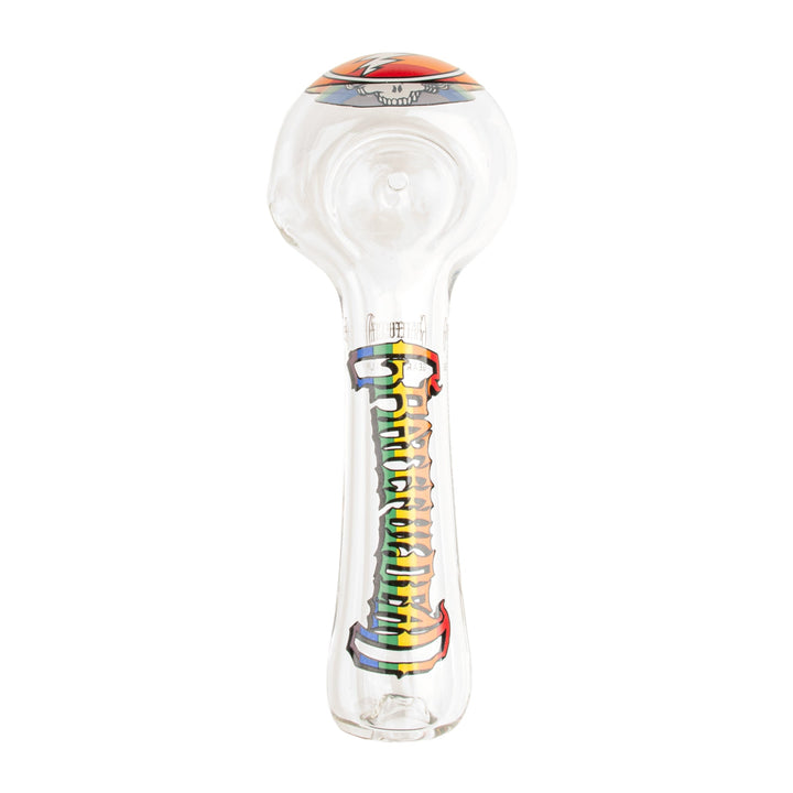 Grateful Dead 4.5" Rainbow Steal Your Face Spoon Hand Pipe