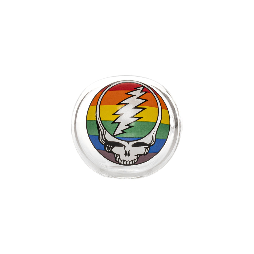 Grateful Dead 4.5" Rainbow Steal Your Face Spoon Hand Pipe