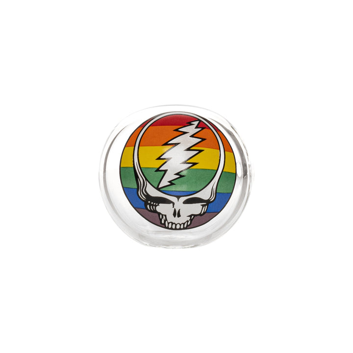 Grateful Dead 4.5" Rainbow Steal Your Face Spoon Hand Pipe