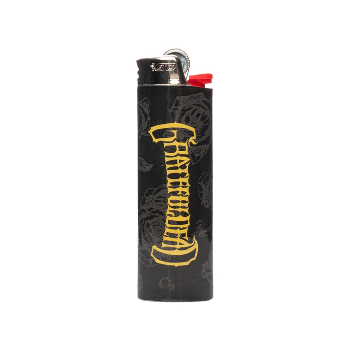 Grateful Dead 12" 7mm Thick Black & Gold Steal Your Face Sidekick Bong (Limited Edition of 420)