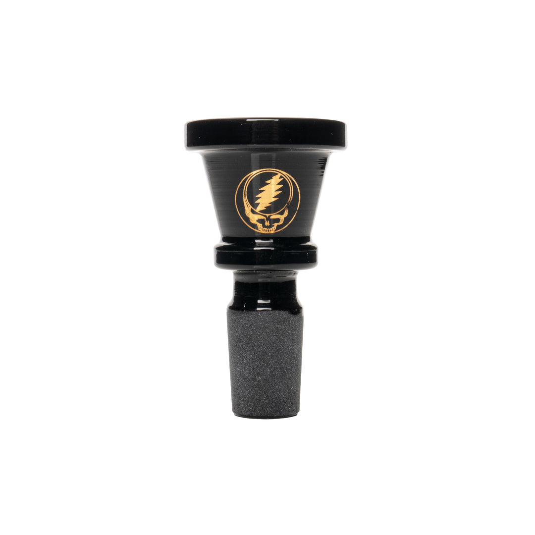 Grateful Dead 12" 7mm Thick Black & Gold Steal Your Face Sidekick Bong (Limited Edition of 420)