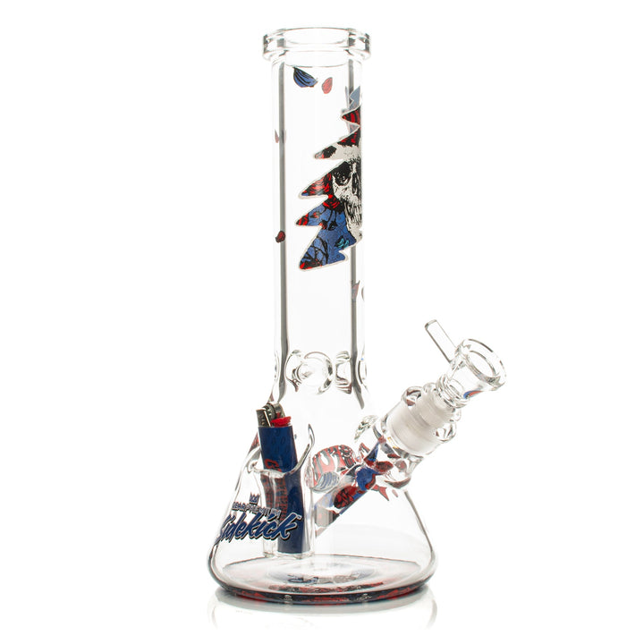 Gear Premiun Gateful Dead 12" 7mm Thick Bertha Sidekick Bong (Limited Edition of 420)