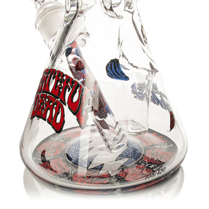 Gear Premiun Gateful Dead 12" 7mm Thick Bertha Sidekick Bong (Limited Edition of 420)