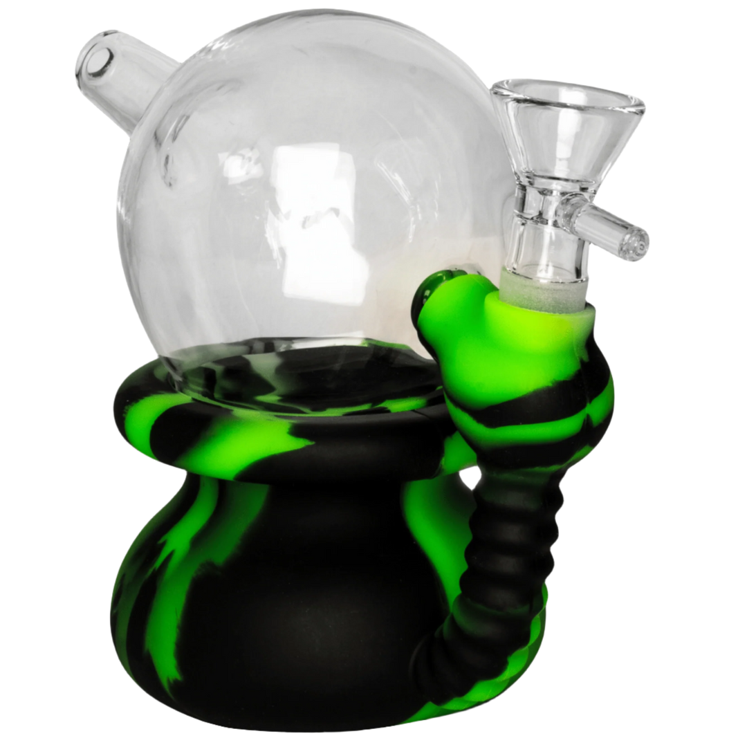 Lit Silicone 5" Gumball Bubbler - Canadian Vaporizers