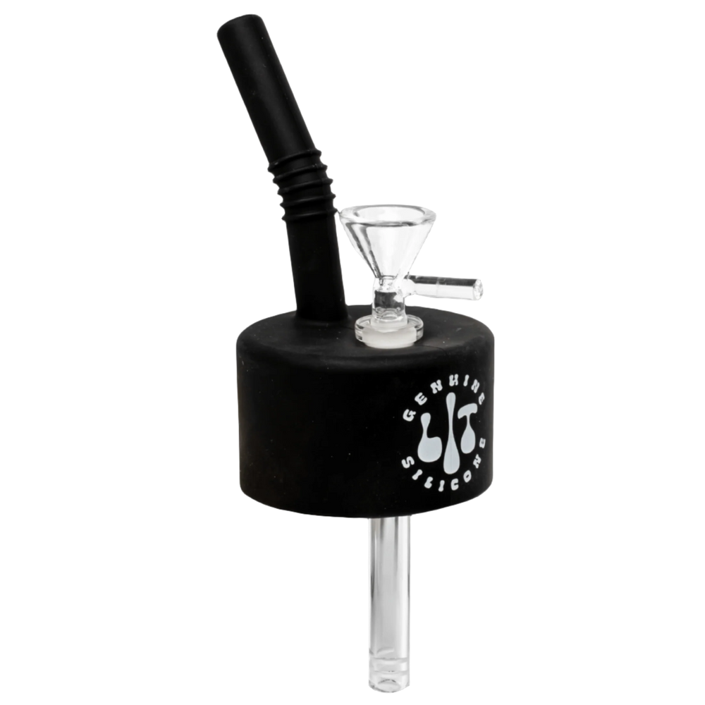 Lit Silicone Pop Can to Water Pipe Adapter - Canadian Vaporizers