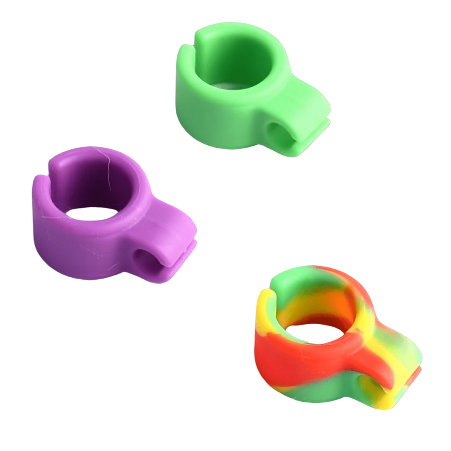 Lit Silicone Ring Cig Holder (Pack of 3) - Canadian Vaporizers
