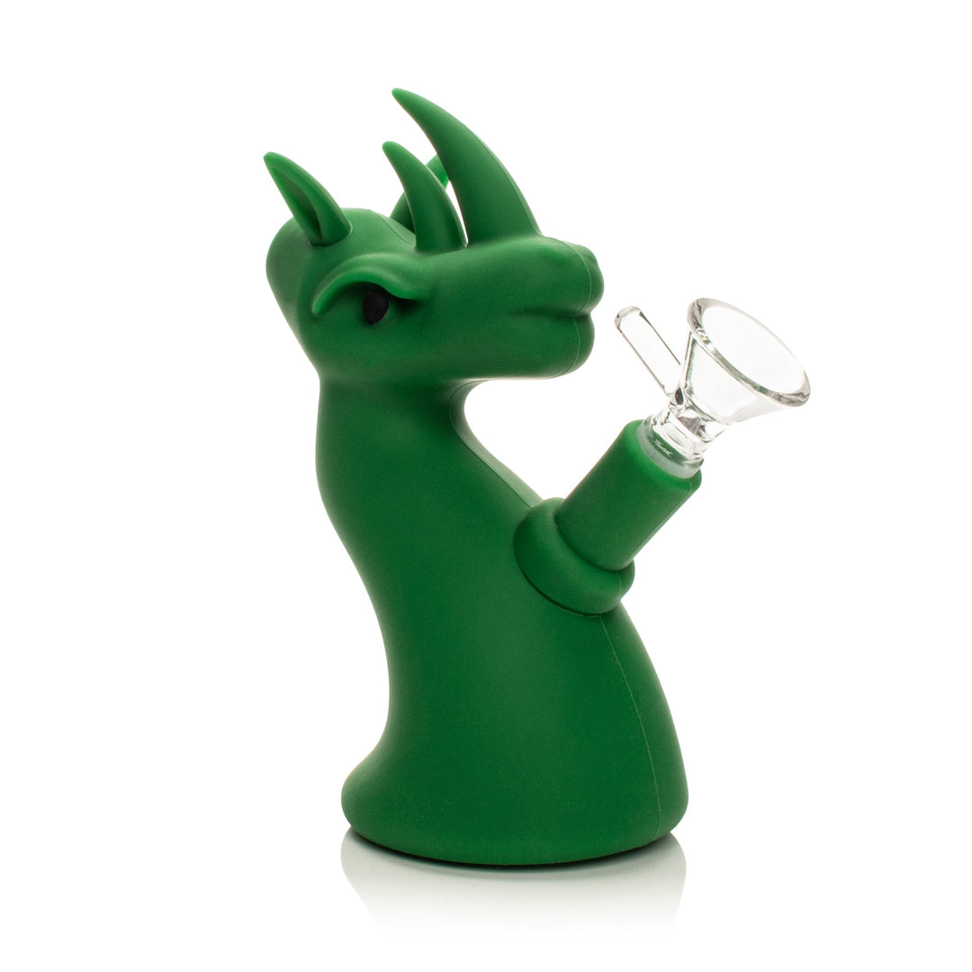 Lit Silicone 6.5" Dragon Bong
