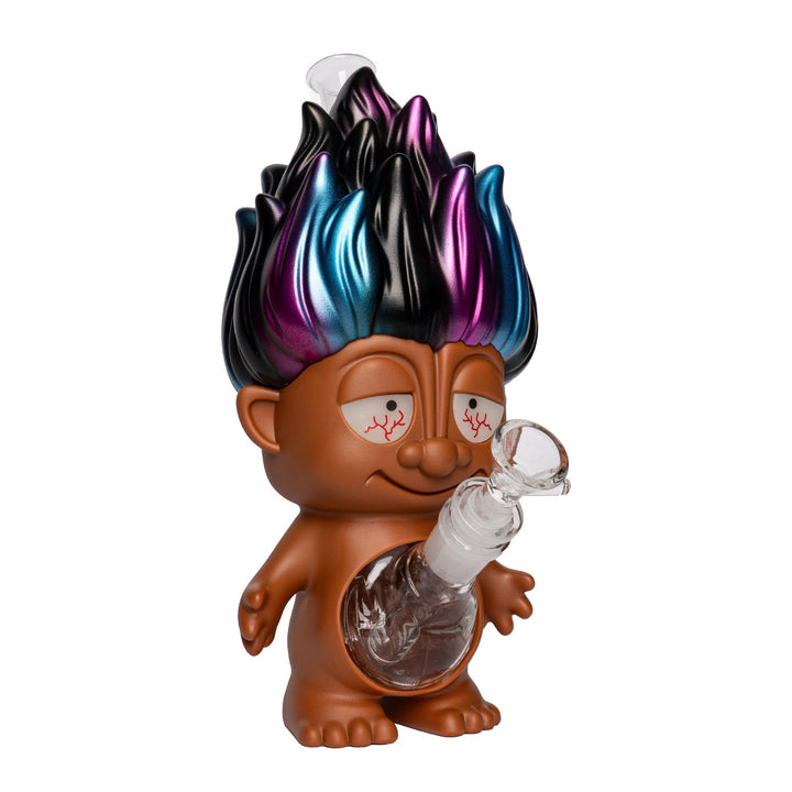 Lit Silicone 10" Troll Bong