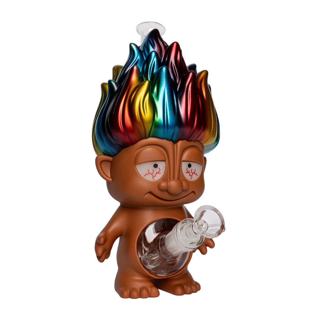 Lit Silicone 10" Troll Bong