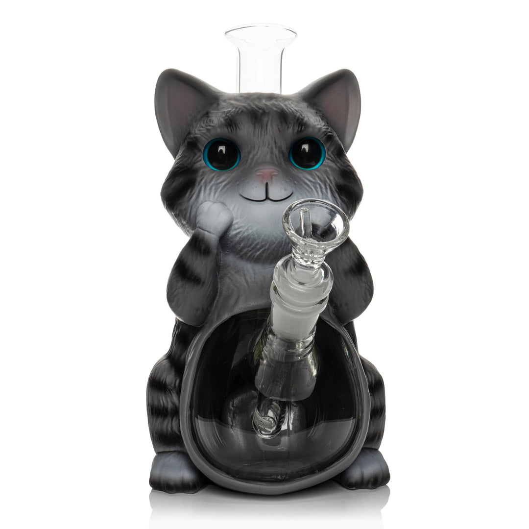 9" Tabby Cat Bong