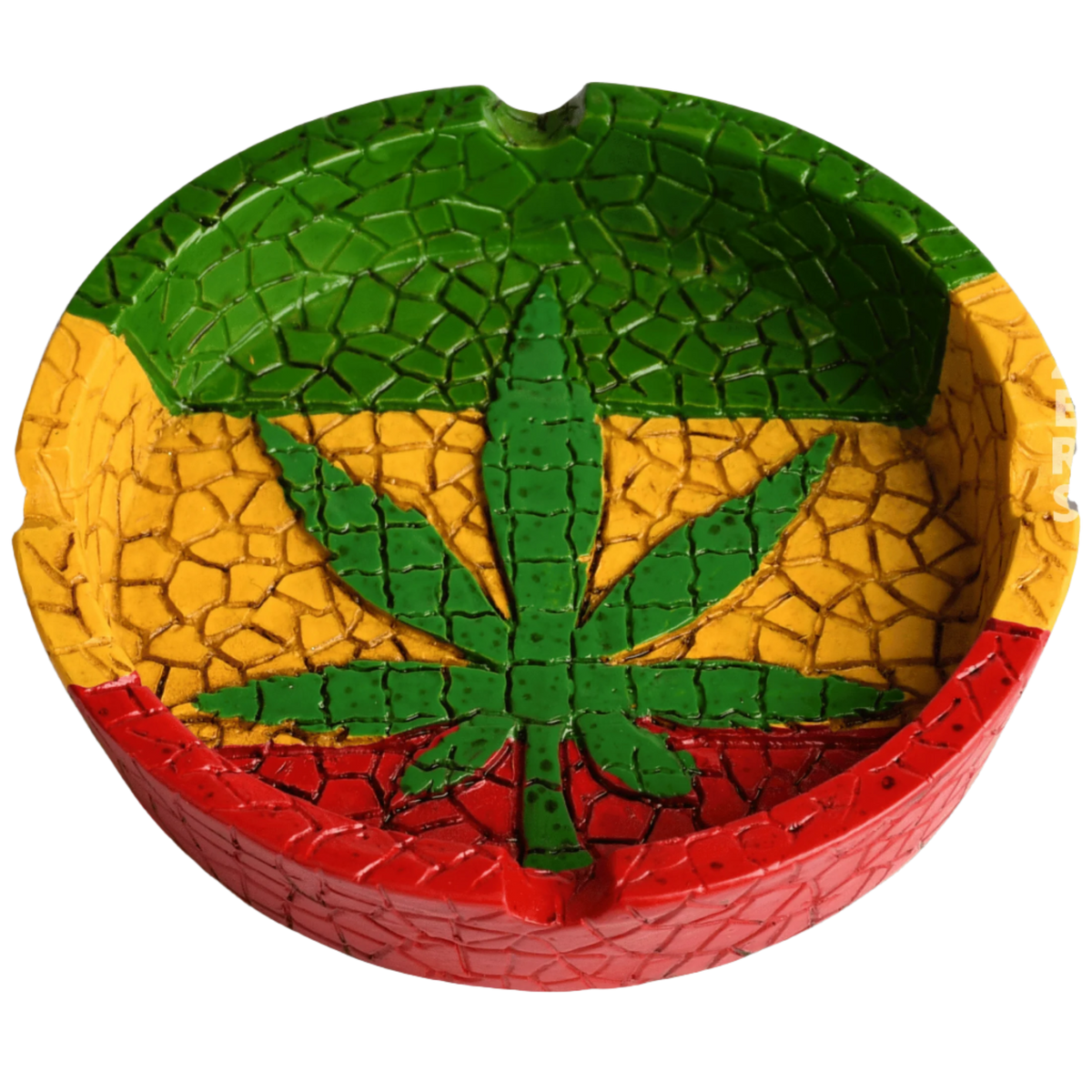Multi Coloured Leaf Ashtray – Canadian Bongs