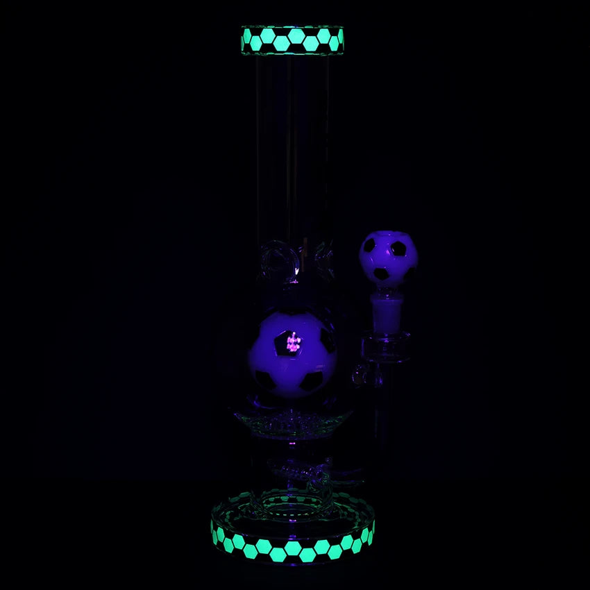 Pulsar Soccer Celebration Bubble Base Glass Bong