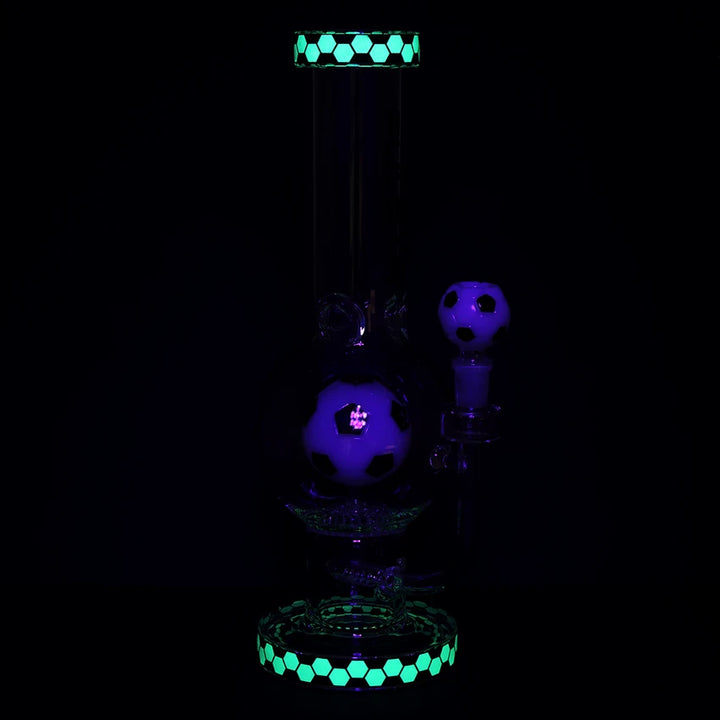 Pulsar Soccer Celebration Bubble Base Glass Bong