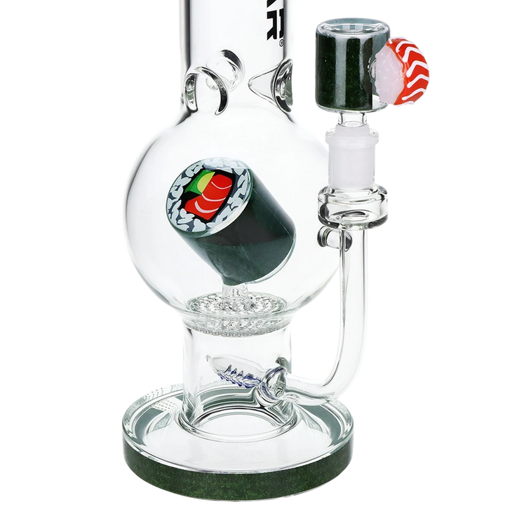 Pulsar Sushi Time Bubble Base Glass Bong
